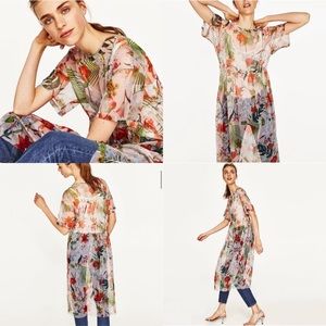 Zara Tulle T-Shirt Dress